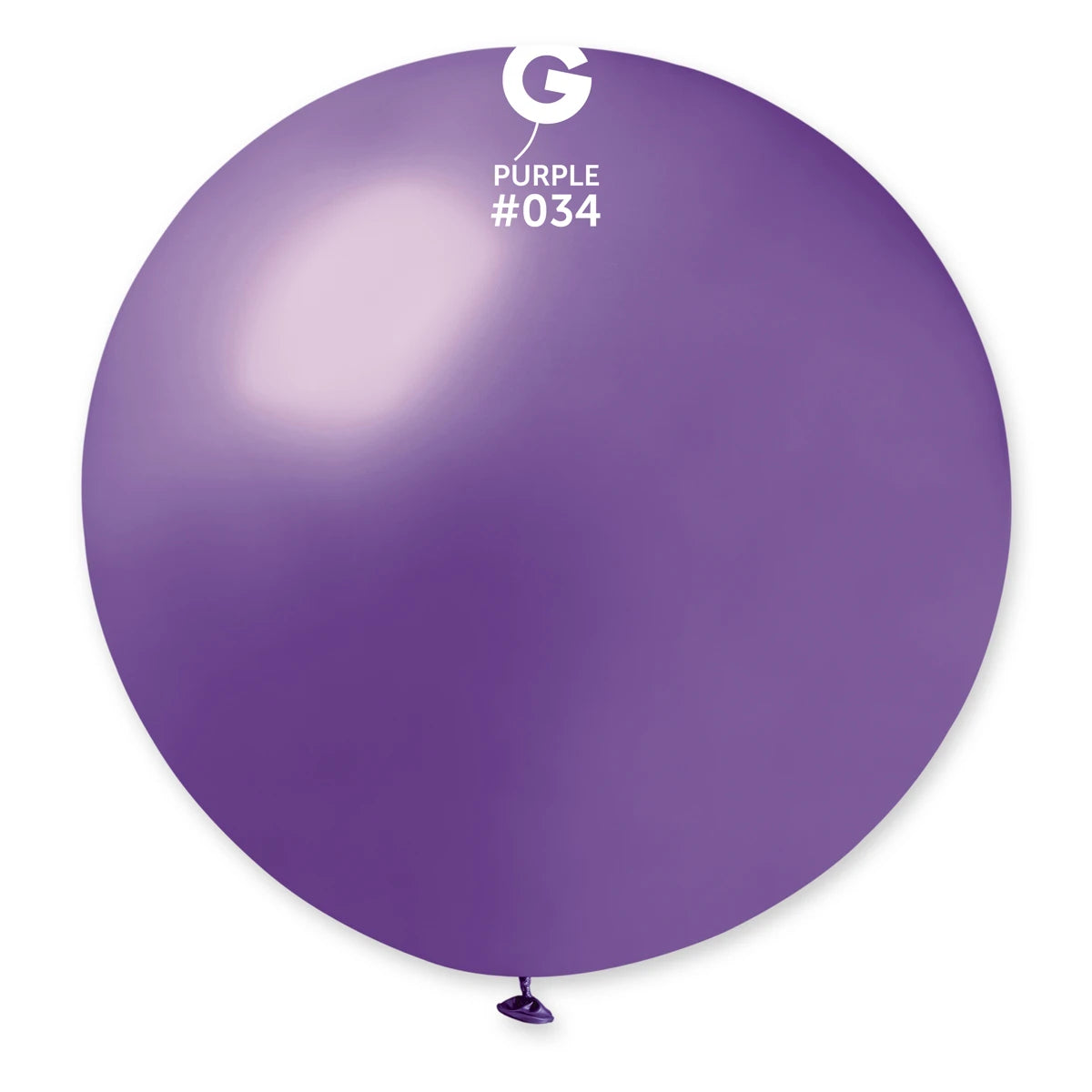 Gemar Single Count Metallic Solid Color Latex - 31in