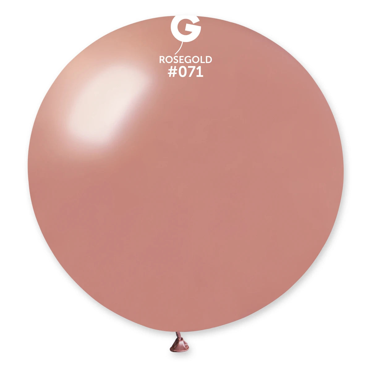 Gemar Single Count Metallic Solid Color Latex - 31in