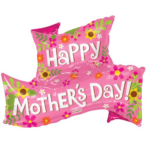 Happy Mothers Day Banner Balloon
