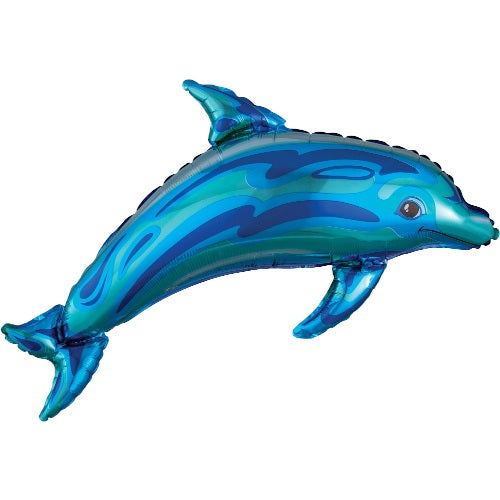 Blue dolphin balloon