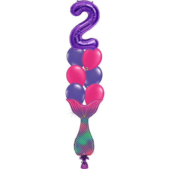 Custom mermaid balloon bouquet 
