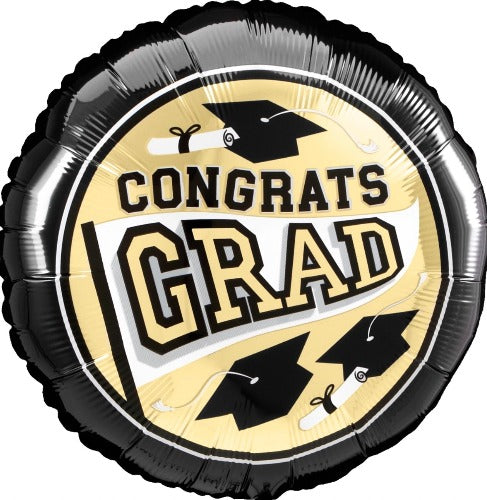 Congrats Grad Colored Balloons – Balloons Design and Delivery