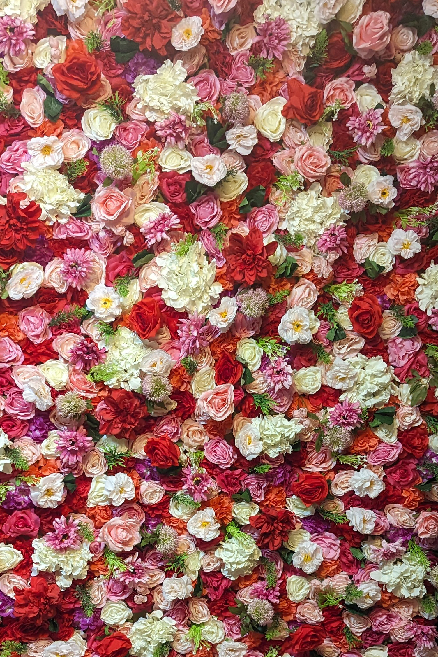 Multi floral backdrop