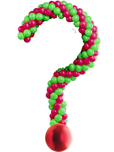 Balloon column question mark