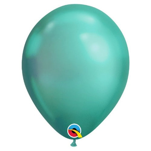 Chrome Green Latex Balloon