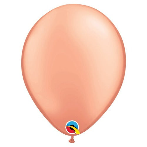 Metallic Rose Gold Latex Balloon