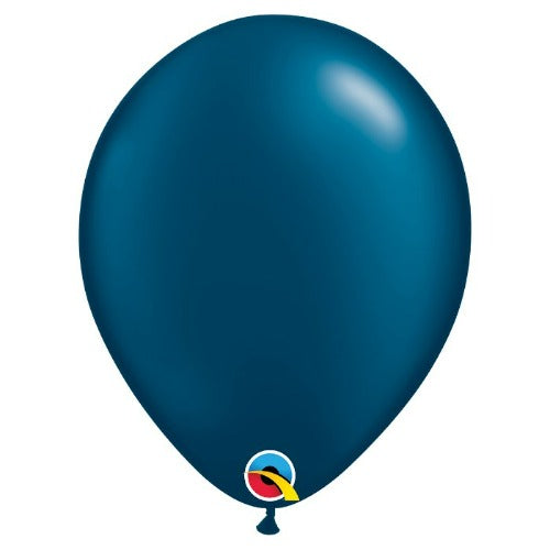 Pearl Midnight Blue Latex Balloon