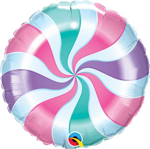 Pastel Peppermint Balloon 