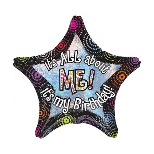 Its All About Me Star Balloon