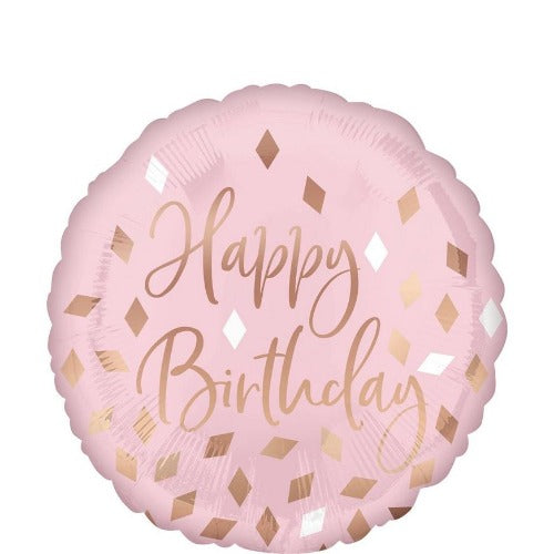 Happy Birthday Blush Balloon