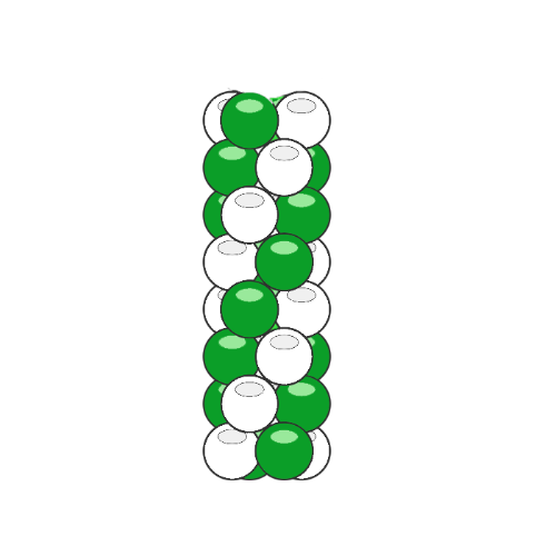 Green White Balloon Column