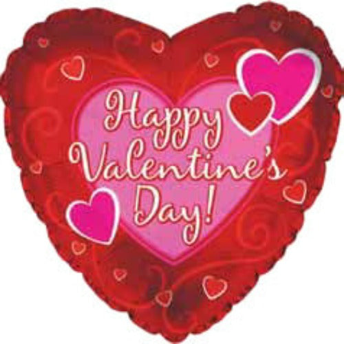 Bold Red Valentines Heart Balloon