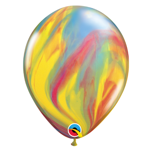 Rainbow Agate Latex Balloon