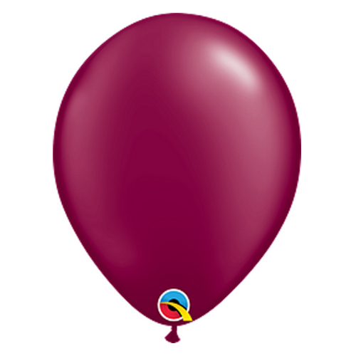 Pearl Burgundy Latex Balloon