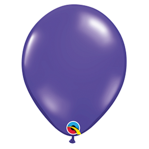 Jewel Tone Quartz Purple Latex Balloon